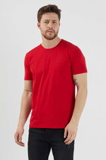 Slazenger - Slazenger SANDER KTN Erkek Kırmızı Tişört Slazenger - Slazenger SANDER KTN Erkek Kırmızı Tişört