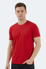 Slazenger - Slazenger SANDER KTN Erkek Kırmızı Tişört
