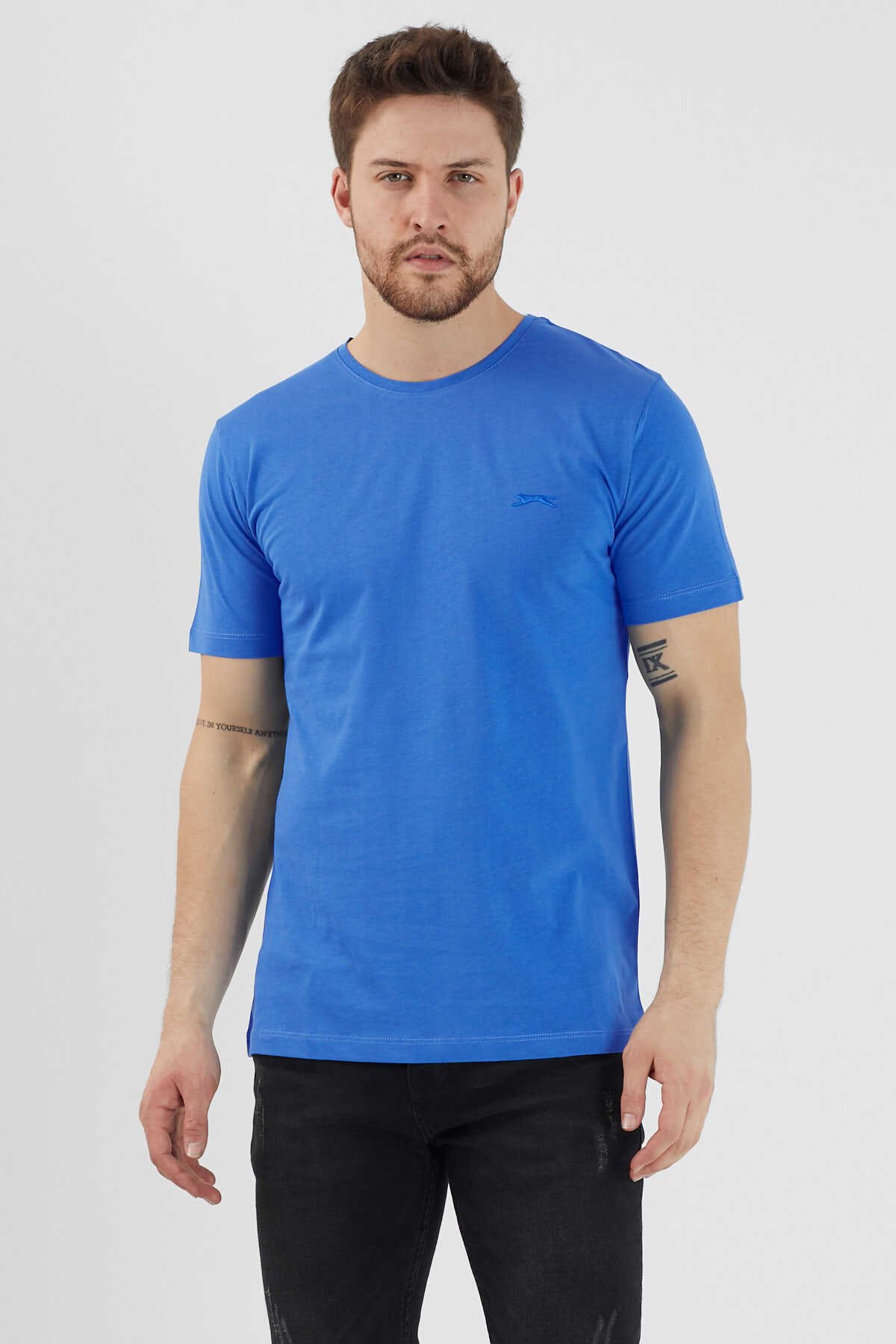 SANDER KTN Erkek Kısa Kollu T-Shirt Mavi