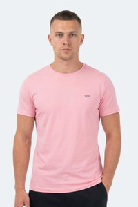 Slazenger - Slazenger SANDER KTN Erkek Açık Pembe Tişört