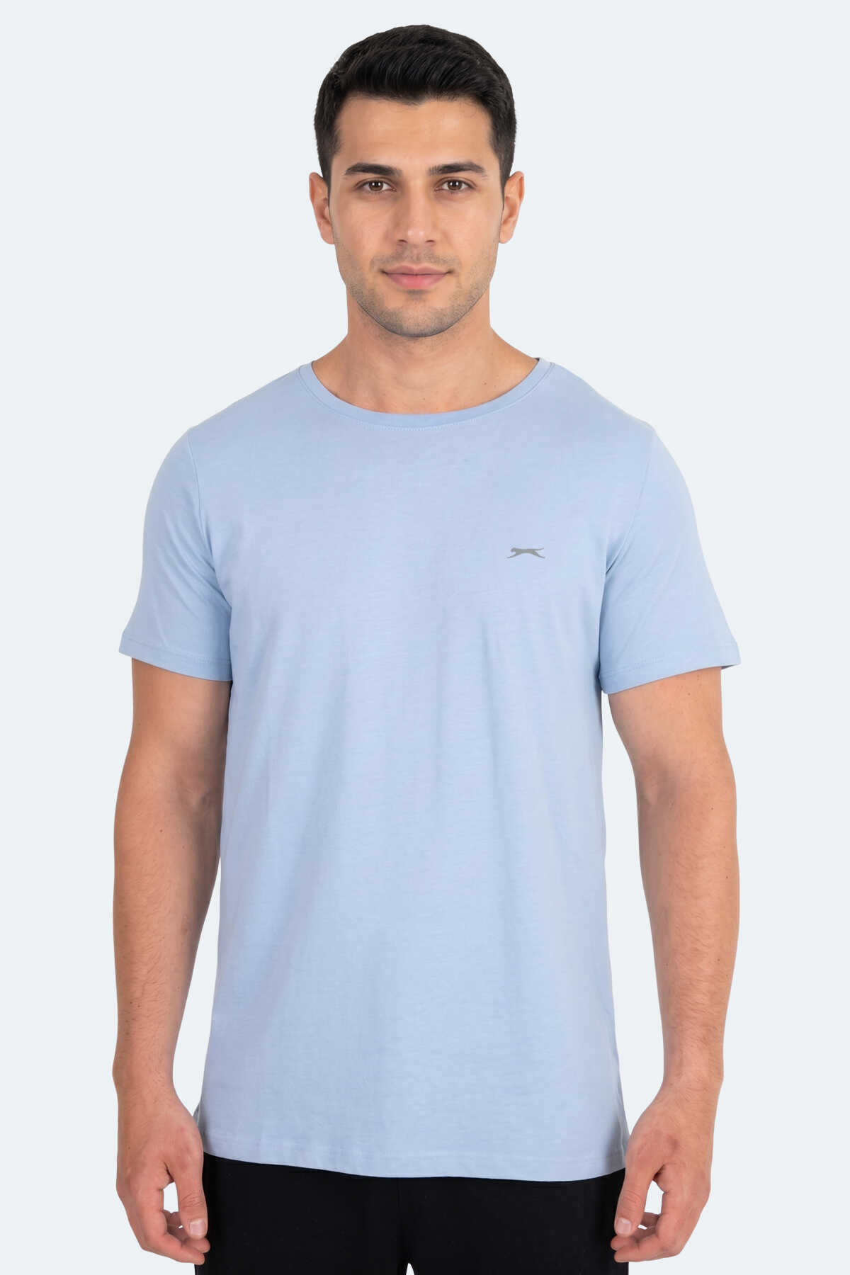 Slazenger - Slazenger SANDER KTN Erkek Mavi Tişört