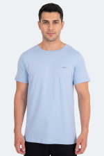 Slazenger - Slazenger SANDER KTN Erkek Mavi Tişört