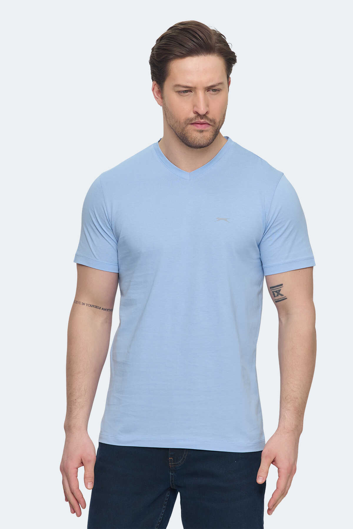 Slazenger SARGON 5 li Set Erkek Beyaz - Lacivert - Kırmızı - Mavi - Koyu Yeşil Tişört Slazenger SARGON 5 li Set Erkek Beyaz - Lacivert - Kırmızı - Mavi - Koyu Yeşil Tişört