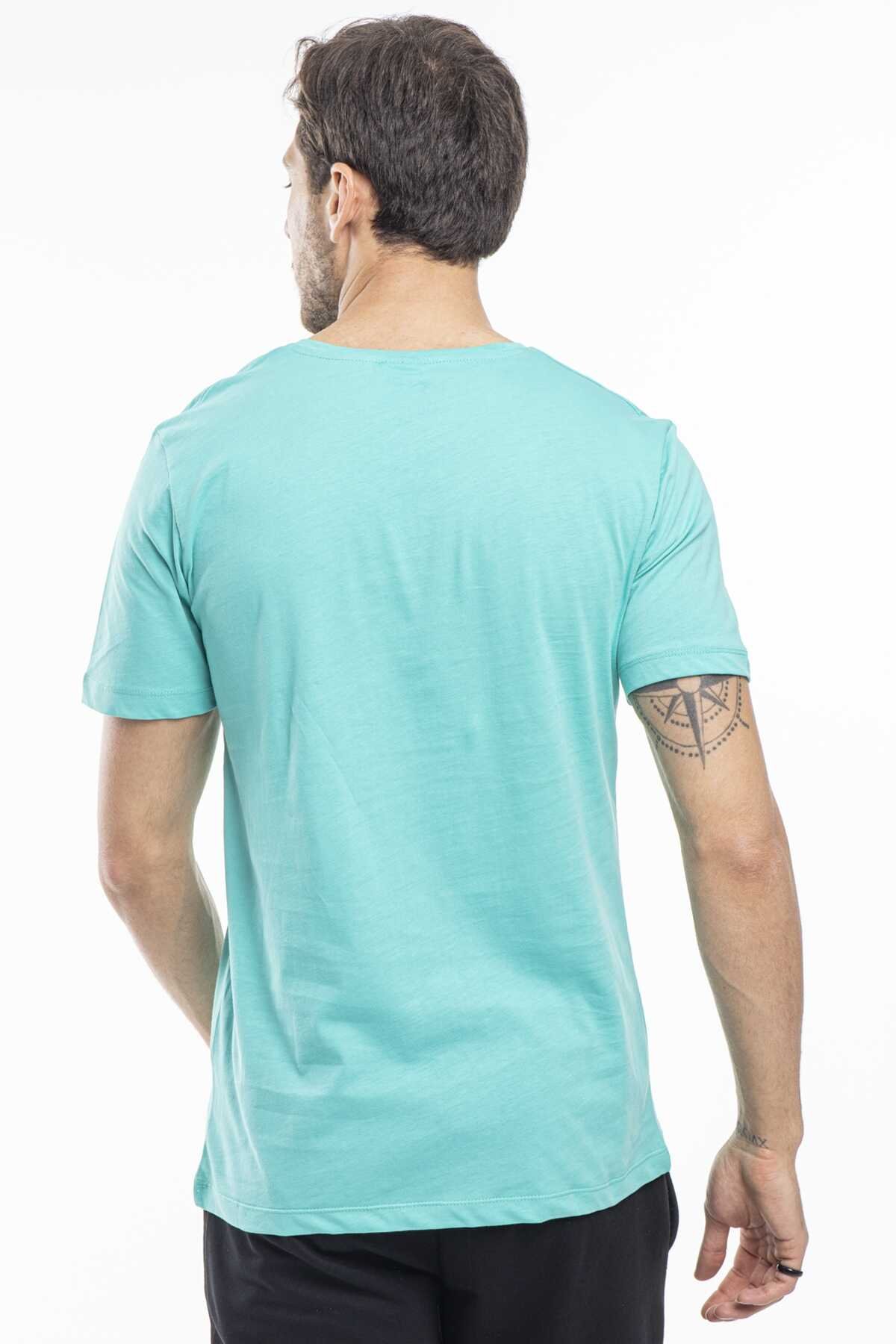 Slazenger SARGON Erkek Kısa Kollu T-Shirt Koyu Yeşil