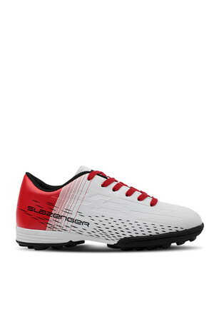 Slazenger SCORE I HS Erkek Çocuk Halı Saha Beyaz / Kırmızı Futbol Ayakkabısı 