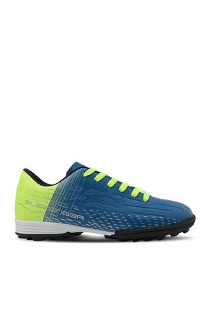 Slazenger SCORE I HS Erkek Çocuk Halı Saha Mavi / Sarı Futbol Ayakkabısı 