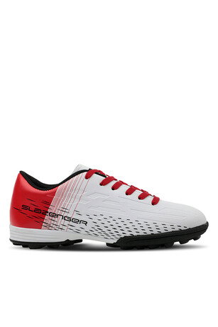 Slazenger SCORE I HS Erkek Halı Saha Beyaz / Kırmızı Futbol Ayakkabısı