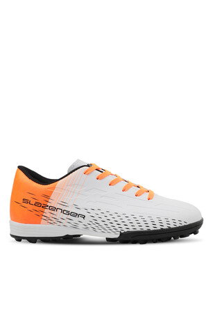 Slazenger SCORE I HS Erkek Halı Saha Beyaz / Turuncu Futbol Ayakkabısı
