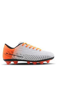 Slazenger - Slazenger SCORE I KR Erkek Halı Saha Beyaz / Turuncu Futbol Ayakkabısı Slazenger - Slazenger SCORE I KR Erkek Halı Saha Beyaz / Turuncu Futbol Ayakkabısı