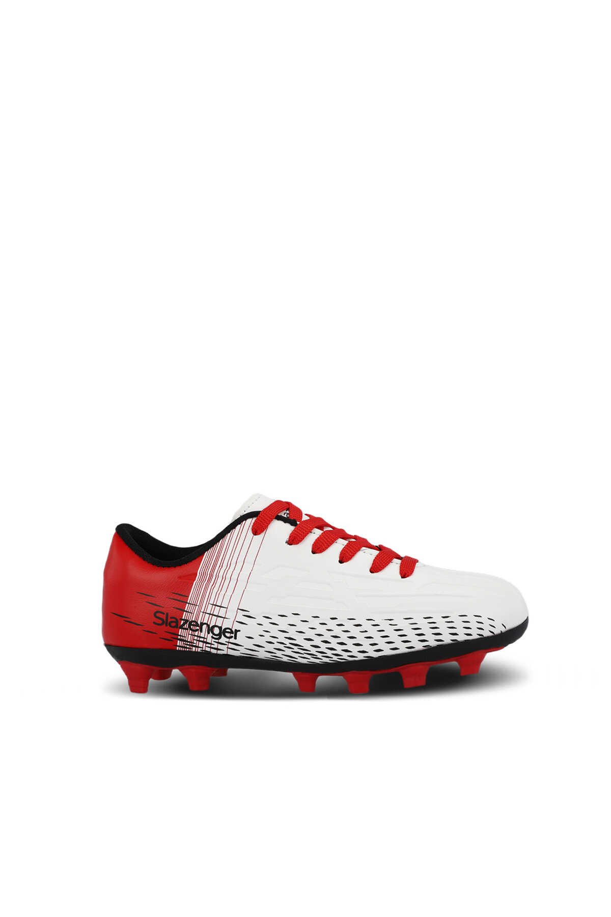 Slazenger - Slazenger SCORE I KRP Futbol Erkek Çocuk Krampon Ayakkabı Beyaz / Kırmızı