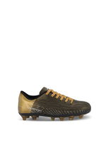 Slazenger - Slazenger SCORE I KRP Erkek Çocuk Halı Saha Haki / Altın Futbol Ayakkabısı