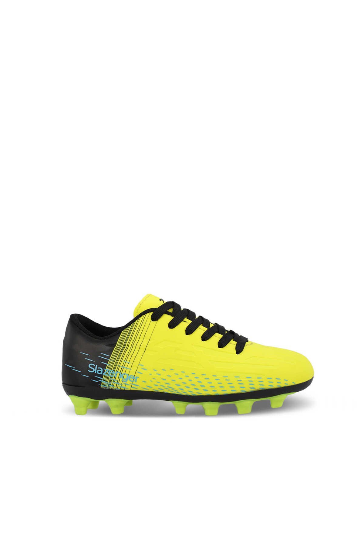 Slazenger - Slazenger SCORE I KRP Futbol Erkek Çocuk Krampon Ayakkabı Neon Sarı / Siyah