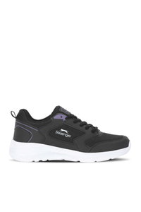 Slazenger - Slazenger SIRIUS I Kadın Siyah / Mor Koşu & Yürüyüş Spor Ayakkabısı
