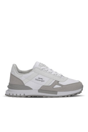 Slazenger SKATE Erkek  Beyaz / Gri Koşu & Yürüyüş Spor Ayakkabısı 