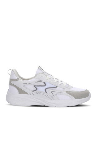 Slazenger SKYLINE I Erkek  Beyaz / Gri Koşu & Yürüyüş Spor Ayakkabısı 