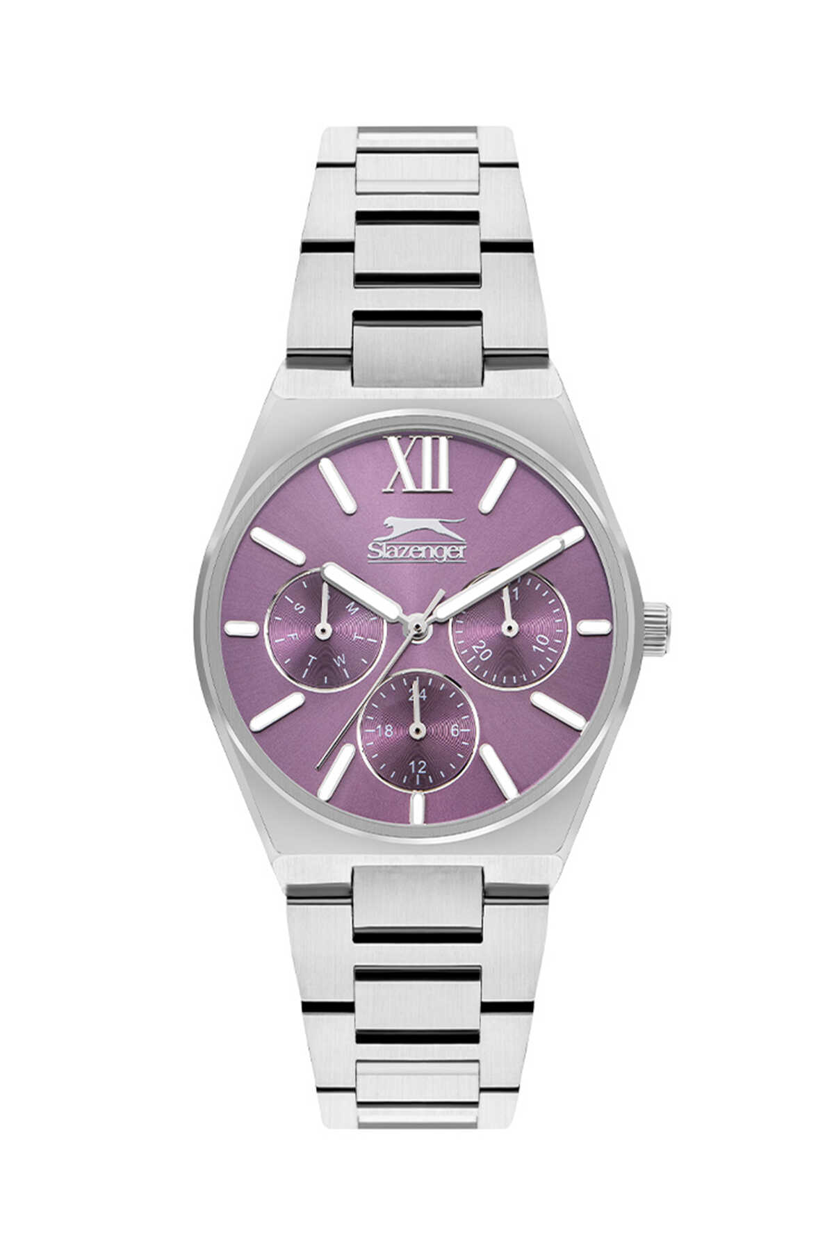 Slazenger - Slazenger SL092243402 Kadın Gümüş / Pembe Kol Saati Slazenger - Slazenger SL092243402 Kadın Gümüş / Pembe Kol Saati
