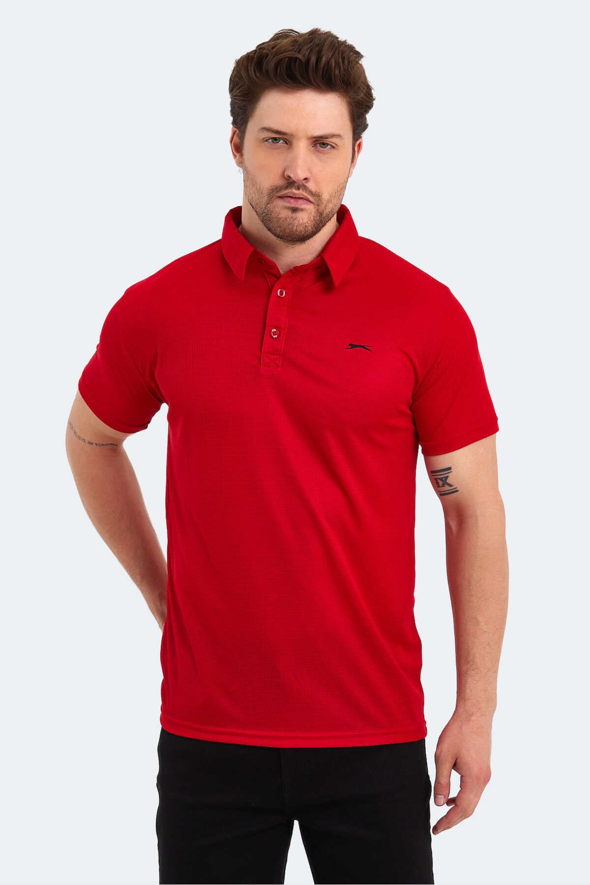 Slazenger SLOAN Erkek Kısa Kollu T-Shirt Kırmızı