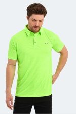 Slazenger - Slazenger SLOAN Erkek Polo Yaka Neon Yeşil Tişört