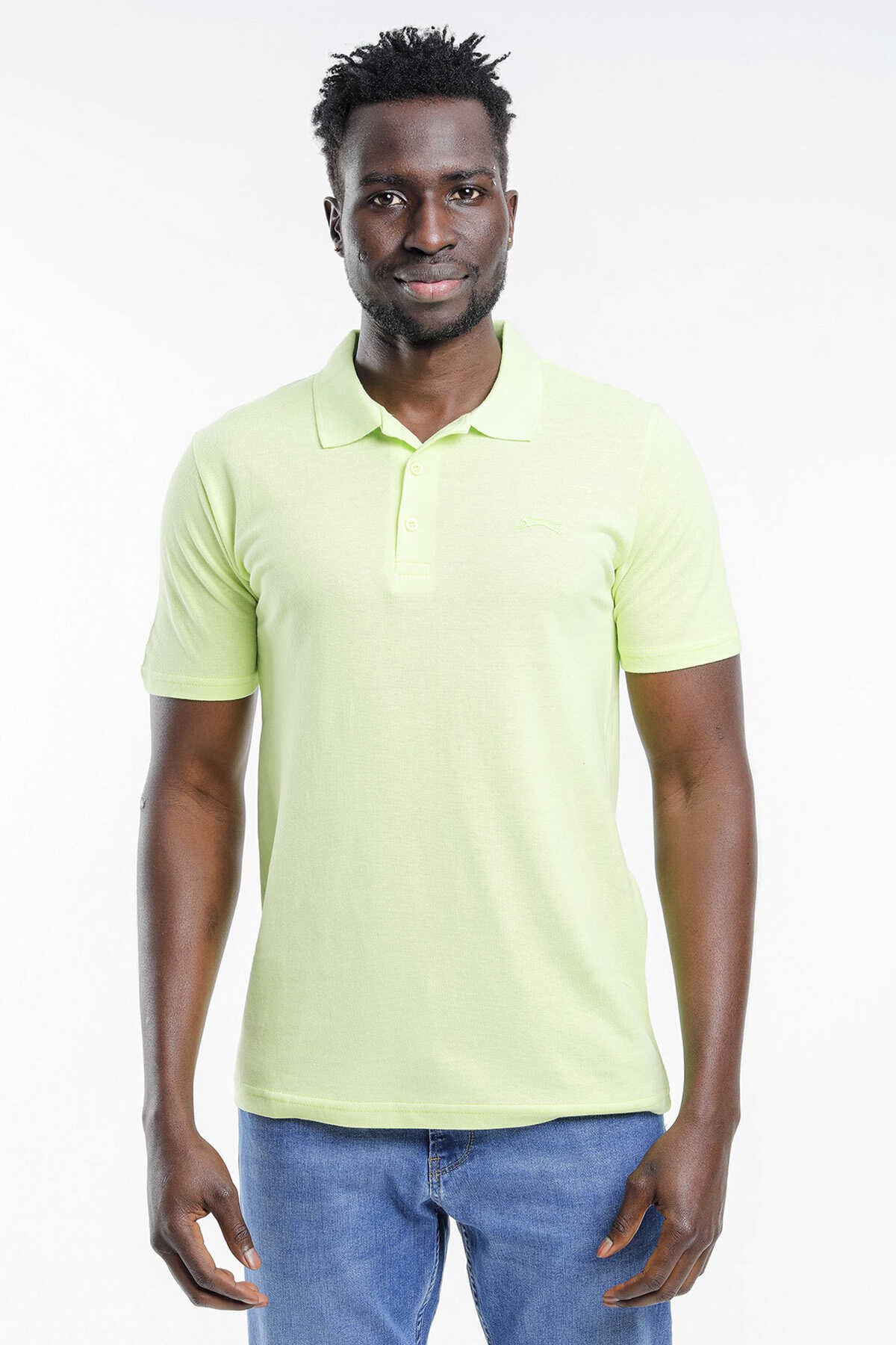 Slazenger - Slazenger SOHO Erkek Kısa Kol T-Shirt Açık Yeşil