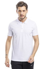 Slazenger - Slazenger SOHO I Erkek Polo Yaka Beyaz Tişört Slazenger - Slazenger SOHO I Erkek Polo Yaka Beyaz Tişört
