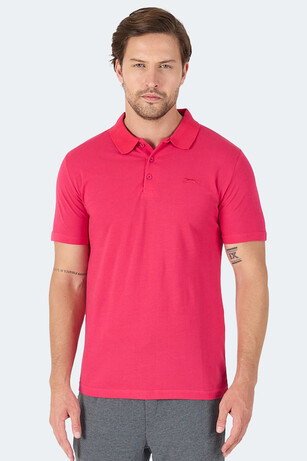 Slazenger SOHO I Erkek Polo Yaka Fuşya Tişört