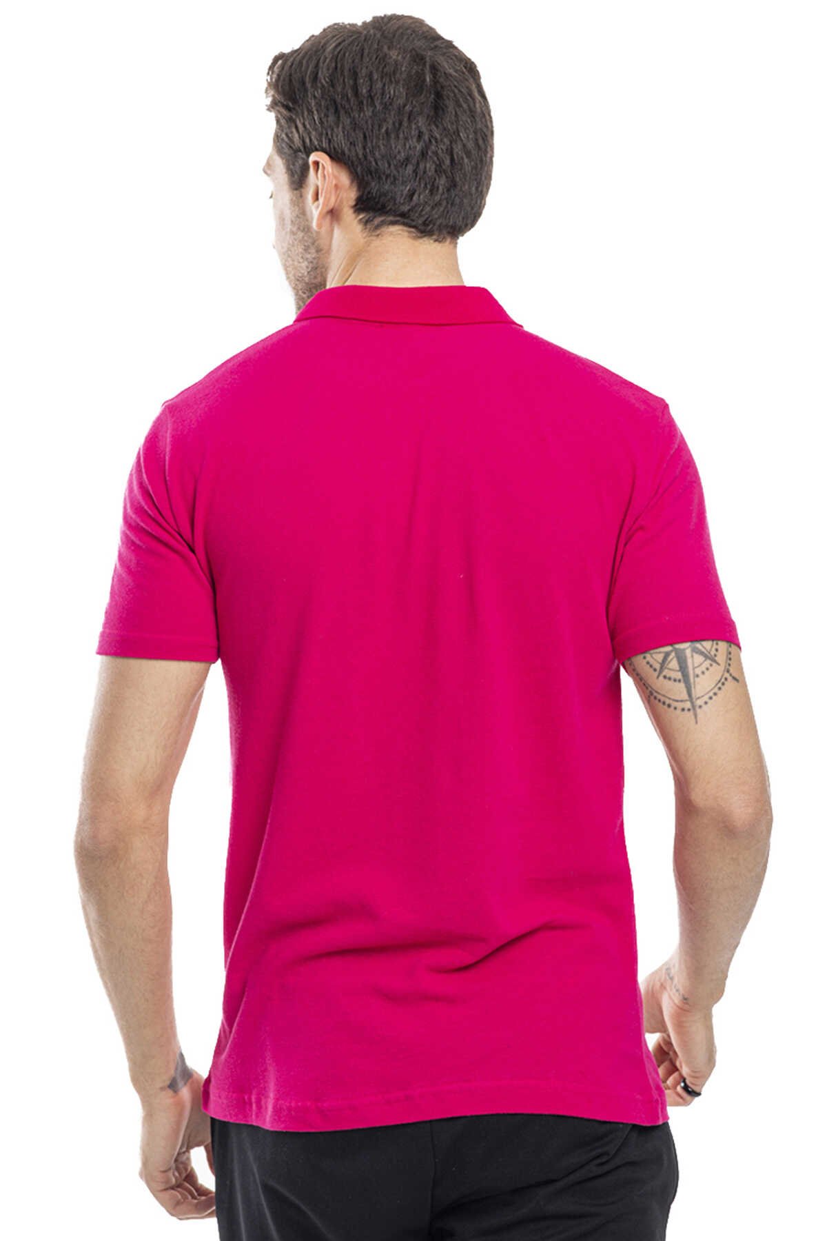 Slazenger SOHO Erkek Kısa Kol T-Shirt Fuşya