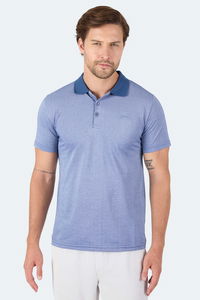 Slazenger - Slazenger SOHO I Erkek Polo Yaka Indigo Tişört Slazenger - Slazenger SOHO I Erkek Polo Yaka Indigo Tişört