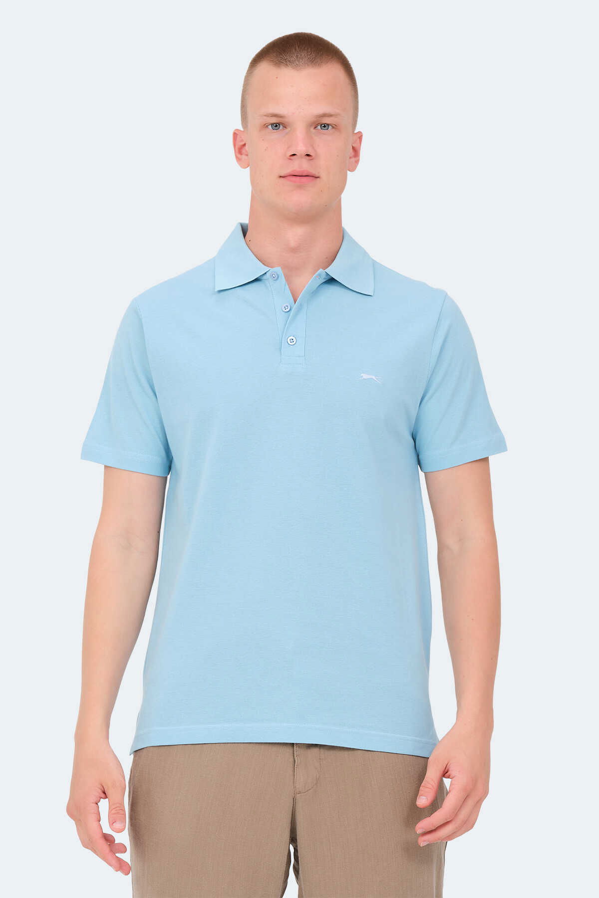 Slazenger - Slazenger SOHO Erkek Kısa Kol T-Shirt Koyu Mavi