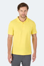 Slazenger - Slazenger SOHO I Erkek Polo Yaka Sarı Tişört