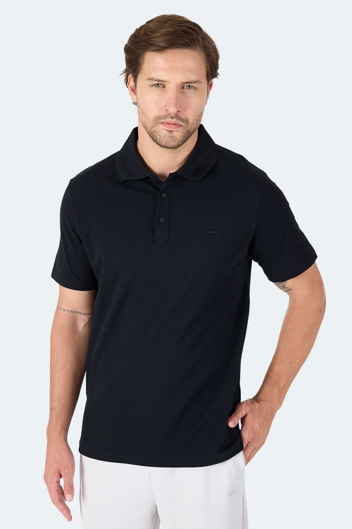 Slazenger - Slazenger SOHO I Erkek Tişört Siyah
