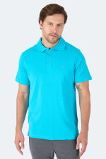 Slazenger - Slazenger SOHO I Erkek Polo Yaka Turkuaz Tişört