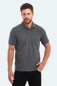 Slazenger - Slazenger SOHO I Erkek Polo Yaka Antrasit Tişört