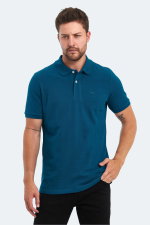 Slazenger - Slazenger SOHO I Erkek Polo Yaka Petrol Tişört
