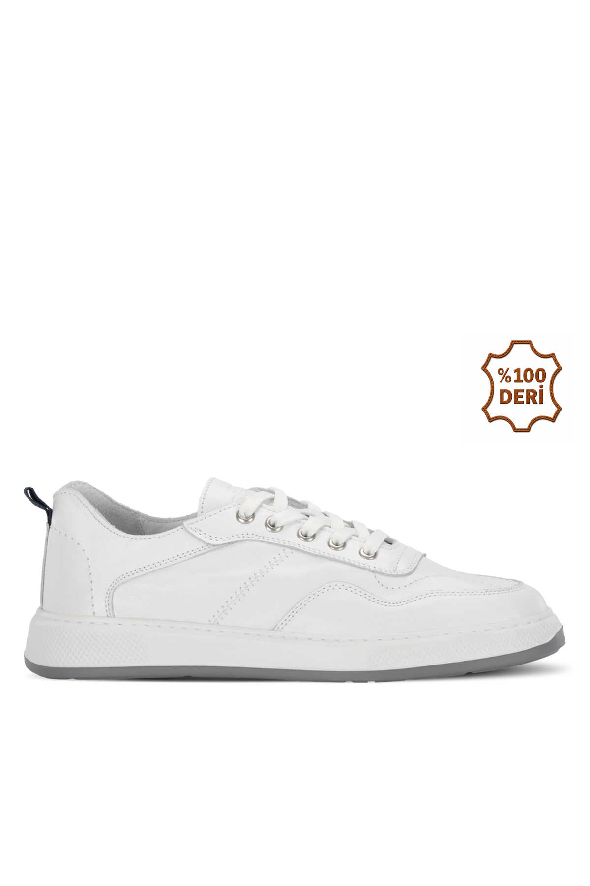 Slazenger - Slazenger SOSA I Erkek Deri Beyaz Günlük Spor Ayakkabısı