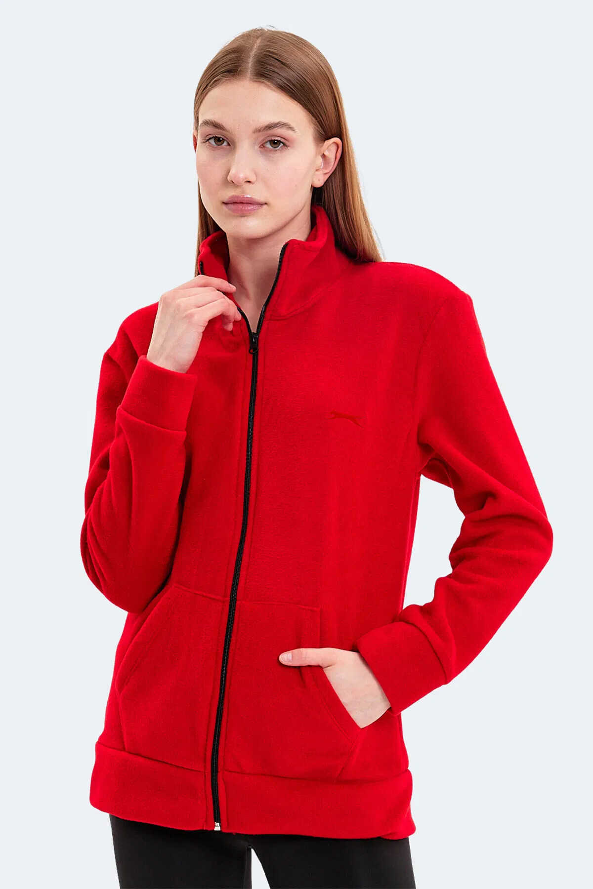 Slazenger - Slazenger SOUL I Kadın Kırmızı Polar