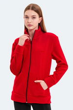 Slazenger - Slazenger SOUL I Kadın Kırmızı Polar