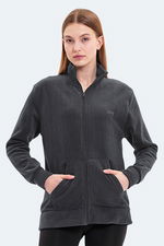 Slazenger - Slazenger SOUL I Kadın Koyu Gri Polar