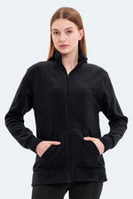 Slazenger - Slazenger SOUL I Kadın Siyah Polar