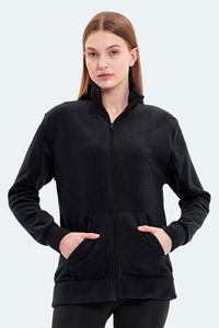 Slazenger - Slazenger SOUL I Kadın Siyah Polar