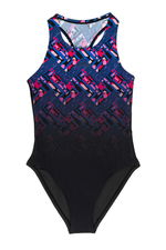 Slazenger - Slazenger Sports Back Kız Çocuk Siyah Mayo Slazenger - Slazenger Sports Back Kız Çocuk Siyah Mayo