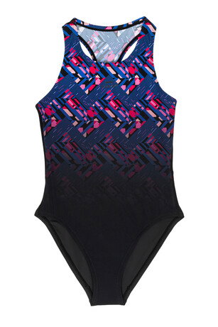 Slazenger Sports Back Kız Çocuk Siyah Mayo