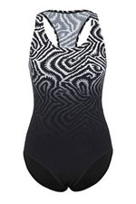 Slazenger - Slazenger Sports Back Kadın Yüzücü Siyah Mayo