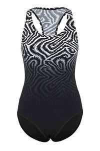 Slazenger - Slazenger Sports Back Kadın Yüzücü Siyah Mayo