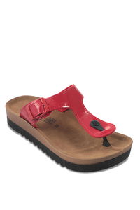 Slazenger - Slazenger STAR Kız Çocuk Kırmızı Rugan Terlik Slazenger - Slazenger STAR Kız Çocuk Kırmızı Rugan Terlik