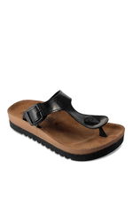 Slazenger - Slazenger STAR Kız Çocuk Siyah Rugan Terlik