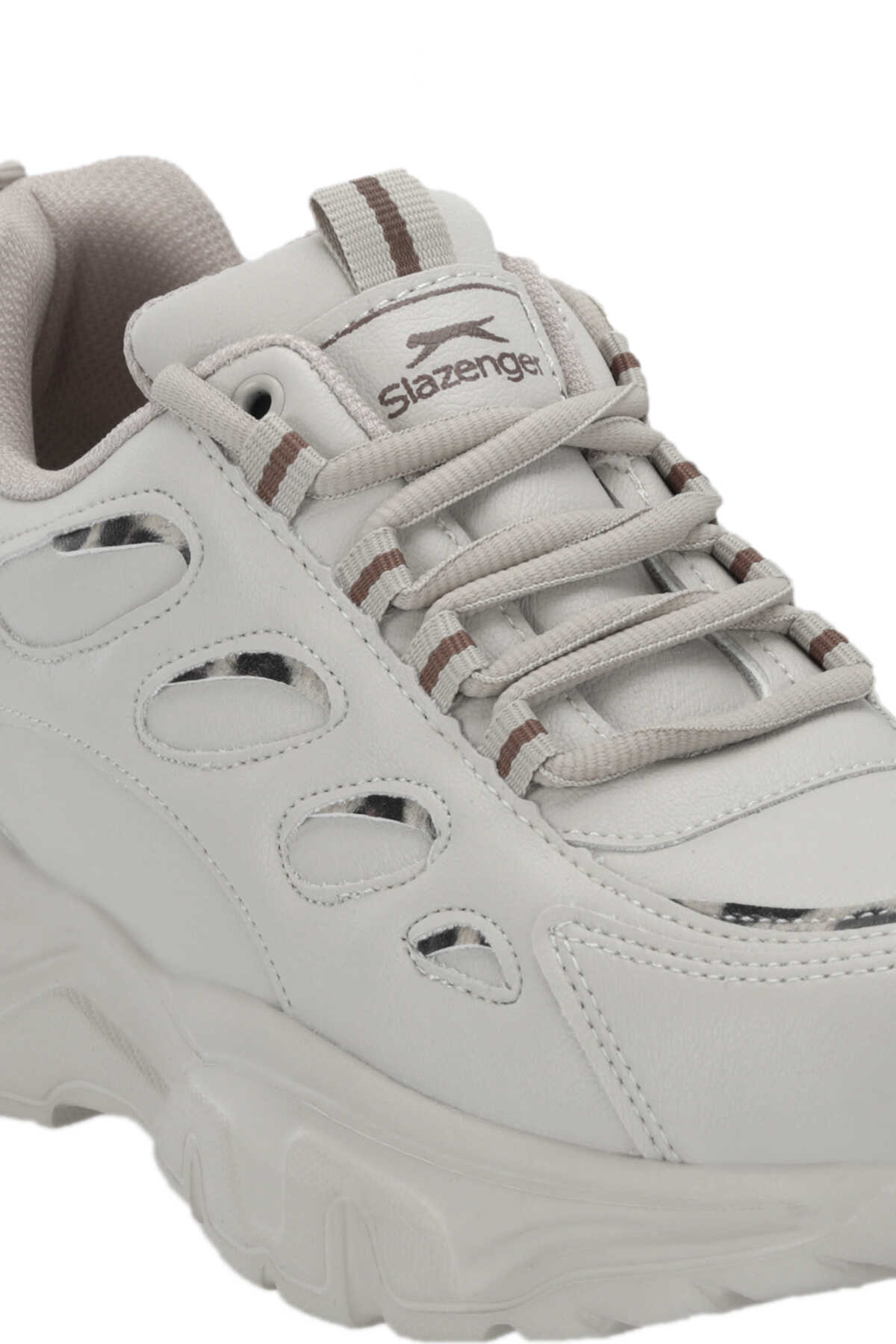 Slazenger STELLA I Kadın Bej Leopar Günlük Spor Ayakkabısı - 4