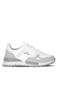 Slazenger - Slazenger SUPERNOVA I Erkek Beyaz / Gri Günlük Spor Ayakkabısı