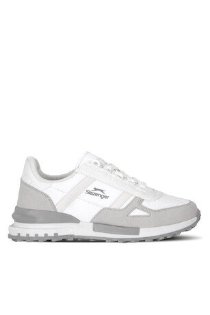 Slazenger SUPERNOVA I Erkek  Beyaz / Gri Günlük Spor Ayakkabısı 