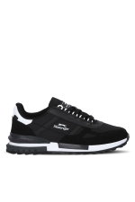 Slazenger - Slazenger SUPERNOVA I Erkek Siyah / Beyaz Günlük Spor Ayakkabısı