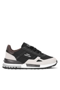Slazenger - Slazenger SUPERNOVA I Erkek Siyah / Koyu Gri Günlük Spor Ayakkabısı
